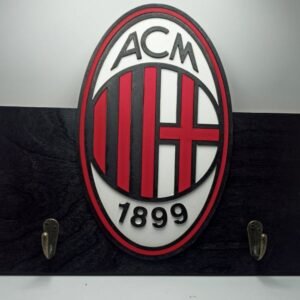 Personalised Football Theme Coat Hanger (4 hooks)- 40x25cm