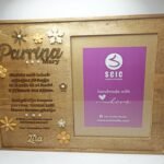 Godfather/Godmother - Parrinu/Parrina - Gift Frame - Flower Theme
