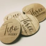 Baby First Year Milestones Coasters - Monthly Photo Props