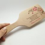 Printed Square Wooden Brush - 25x8.5cm