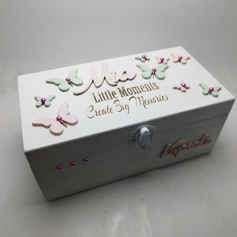 Keepsake Box - Butterflies Theme