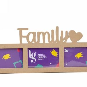 RECTANGULAR FRAME FAMILY  48.4X19.3X1.2CM MDF