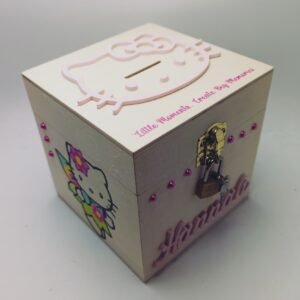 Money box with lock - Hello Kitty Theme