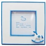 Blue frame, with little horse