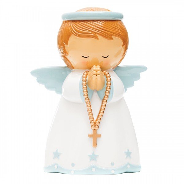 Baby Boy Guardian Angel Money Bank