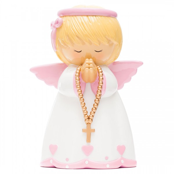 Baby Girl Guardian Angel Money Bank