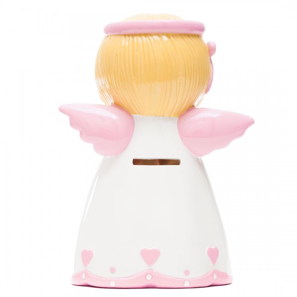 Baby Girl Guardian Angel Money Bank - Image 2