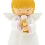 Pink girl communion with chalice - Medium