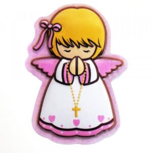 Guardian Angel Pink Magnet