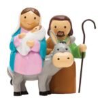 Complete nativity scene