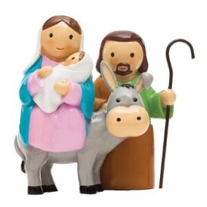 Complete nativity scene