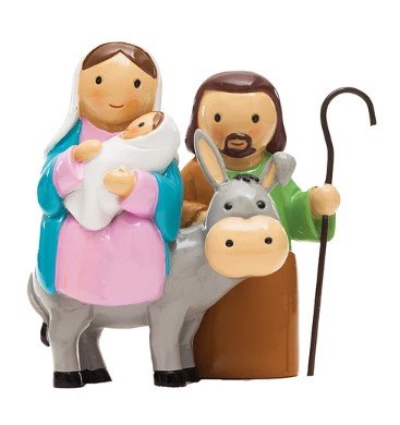 Complete nativity scene