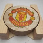 Printed Wooden Coasters - Football Theme