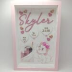 Baby Box Frame with Glass - Marie the Cat Theme