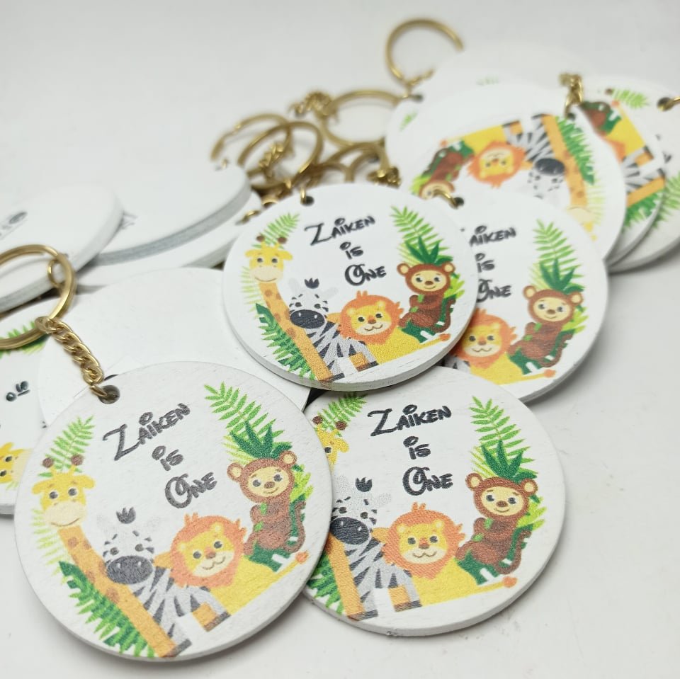 Printed Keychain - Animals Theme