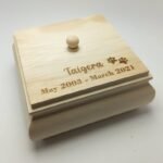 Wooden Engraved Cremation Box