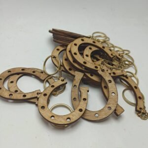 Laser Cut Keychains - Horseshoe