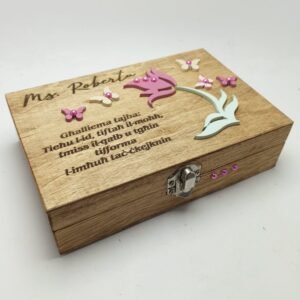 Rectangular Box 18x12x5cm - Flower Theme 2