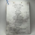 Personalised Hanging Sign - Baby Theme -  21x29.7cm