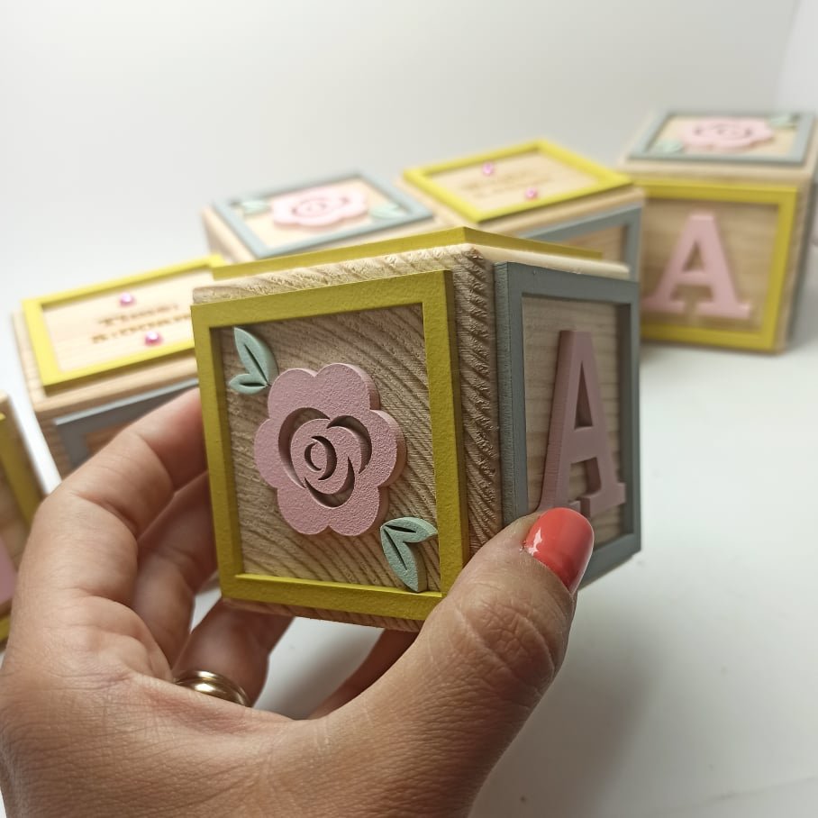 Baby Blocks - Flowers Theme - Image 2