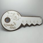 Personalised Key Holder - Il-Familja fejn tinbet il-hajja - 35x16cm