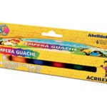 SET 6 TEMPERA POSTER COLORS 30ML 02206 ACRILEX