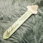 Print on Wooden Angel Bookmark - Boy/Girl - 20x5.7cm