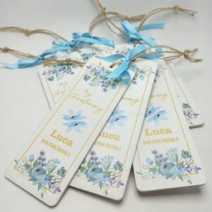 My Christening - White Souvenir Bookmark - 14.7x5.5cm