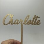 Wooden Cake Topper – Name