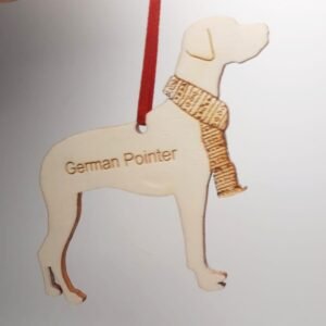 Personalised German Pointer Decoration