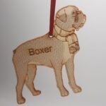 Personalised Boxer Pointer Decoration
