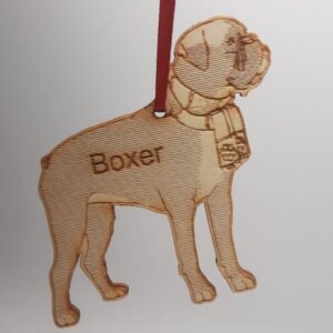 Personalised Boxer Pointer Decoration