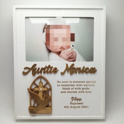 White Frame - Godmother/Godfather/Name - White - Image 2