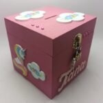 Money box with lock - Unicorn Theme 2