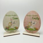 Personalised Printed Easter Egg - Standing - Girl / Boy