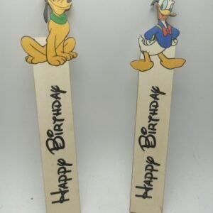 Birthday Bookmarks - Cartoon Characters