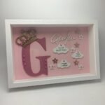 Baby Box Frame with Glass - Princess Theme 2