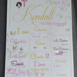 Large Baby Wall Plaque