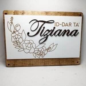 Personalised Key Holder - Id-Dar ta' ....