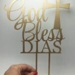 Wooden Cake Topper – Holy Communion