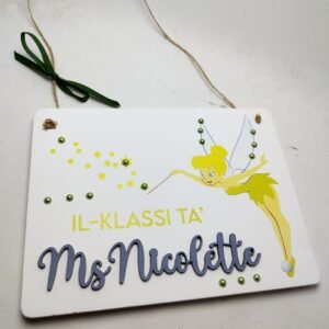 Hanging Wooden Plaque - Il-Klassi ta ... - (3 sizes available)
