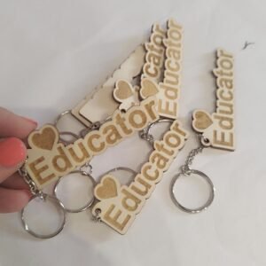 Engraved Keychains -  Love Educator