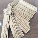 Wooden Bookmark - Book Theme