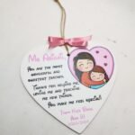 Wooden Heart - You make me feel special - 15x13cm