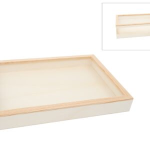 WOODEN BOX 50X36X6CM
