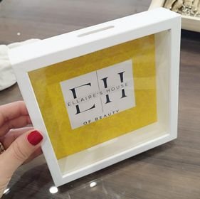 Personalized Moneybox Frame - Shop Logo