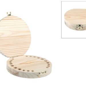 WOOD BOX FOR PRIMARY TEETH - 12CM