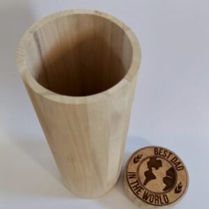 Round Wine Box - Best Dad