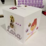 Money box with lock - Ballerina Theme