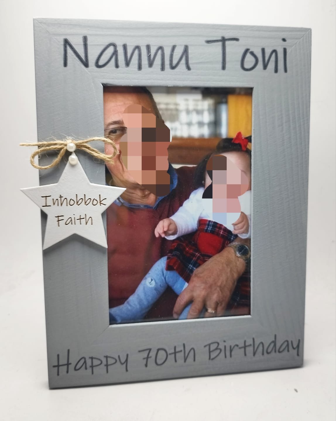 Printed Frame with Star